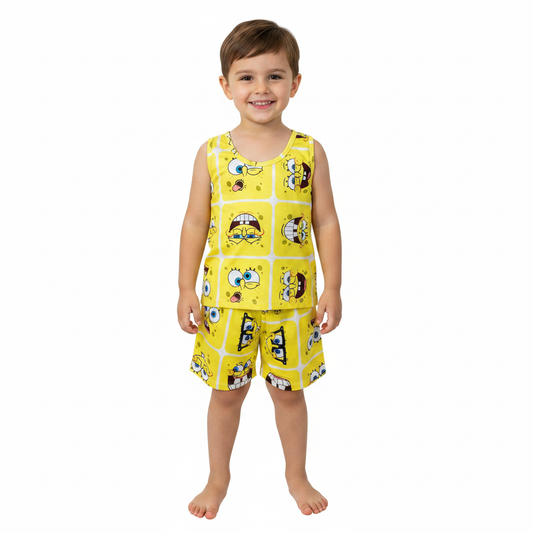 Pijama Infantil Regata Bob Esponja
