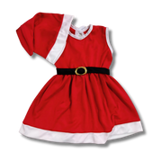 Vestido Bebê Mamãe Noel