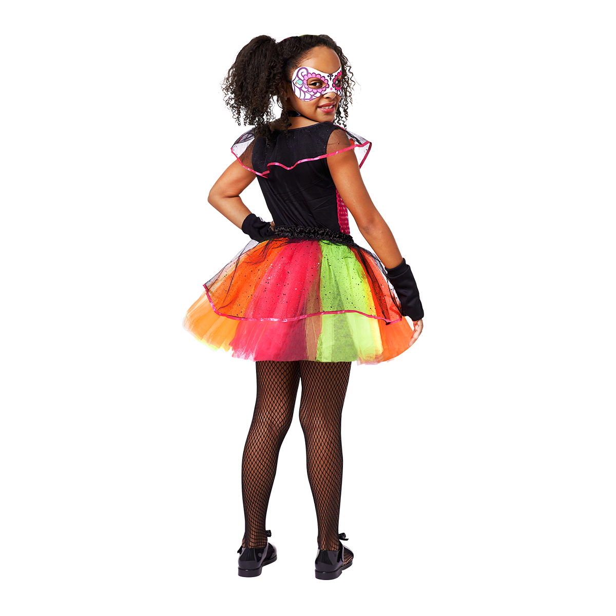 Fantasia Infantil da Caveira Mexicana Glamour