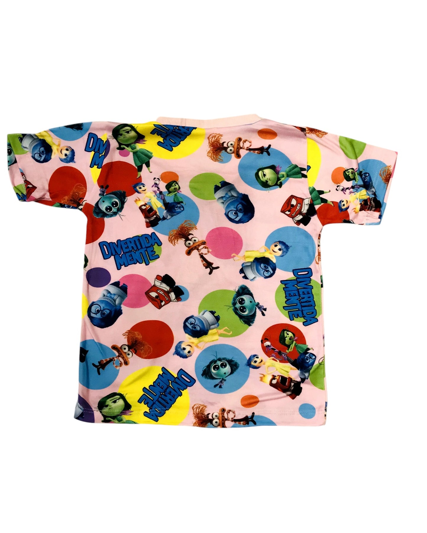 Pijama Infantil Manga Curta Divertidamente Rosa
