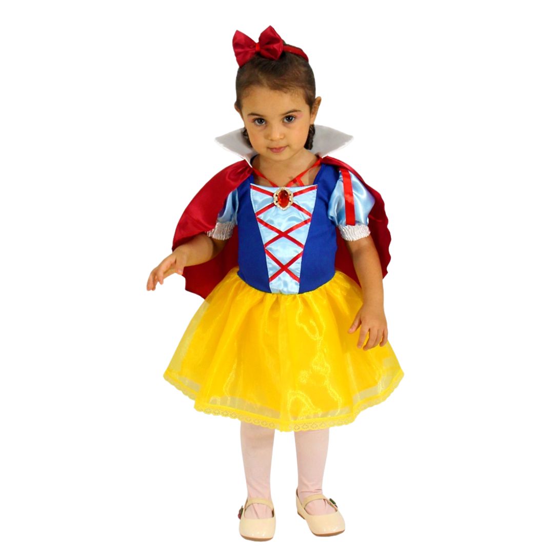Fantasia Infantil da Branca de Neve Clássica