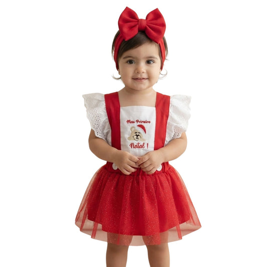Romper Bebê Primeiro Natal Laise