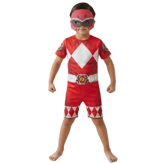 Fantasia Infantil Power Rangel Vermelho