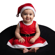 Vestido Bebê Mamãe Noel