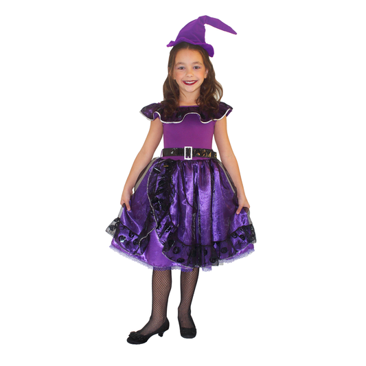 Fantasia Infantil da Bruxinha Luxo