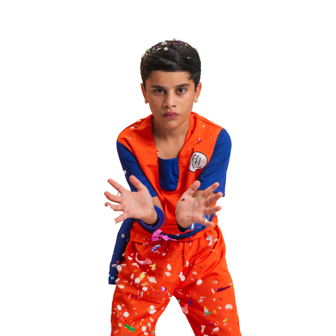 Fantasia Infantil Goku Longo Clássica