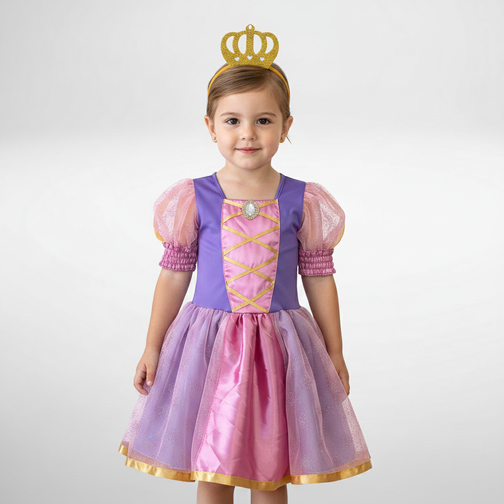 Fantasia Infantil Rapunzel Clássica