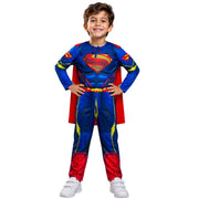 Fantasia Infantil Super-Homem  Acolchoado Longo