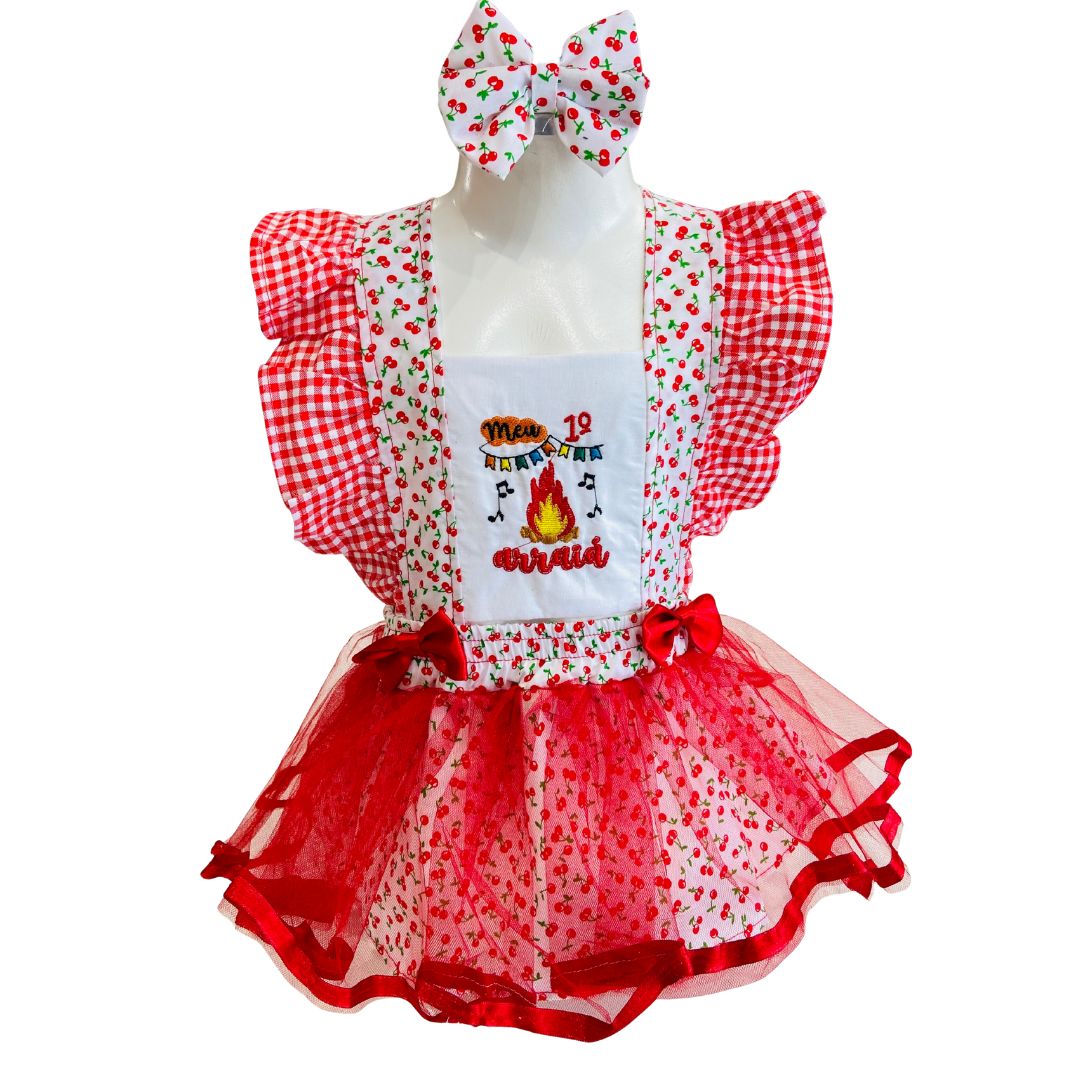 Romper Bebê Meu 1º Arraiá