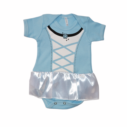 Body Bebê Cinderela Com Saia