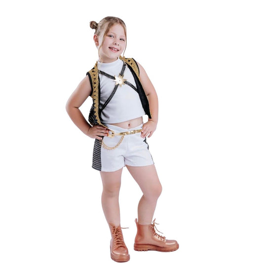 Fantasia Infantil Mira Luxo Guerreiras K-Pop
