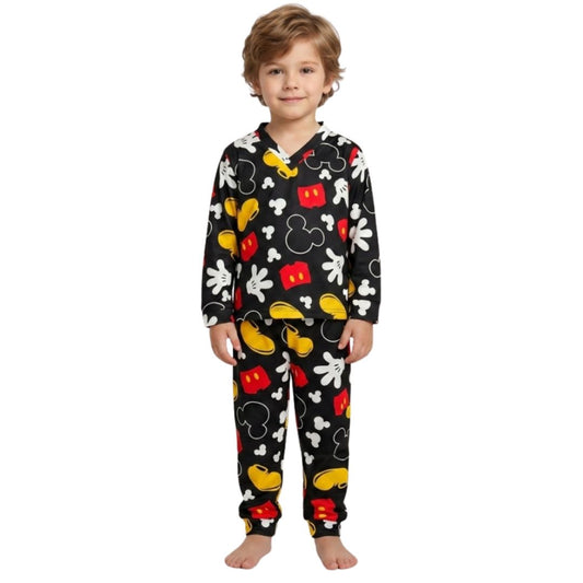 Pijama Infantil Manga Longa Mickey Luva