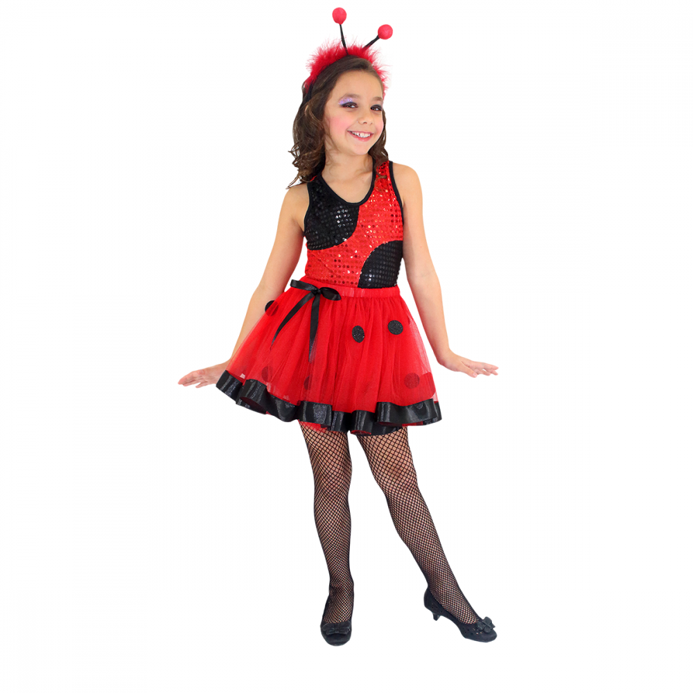 Fantasia Infantil Joaninha Glamour