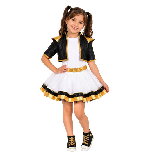 Fantasia Infantil Mira Glamour Guerreira K-Pop