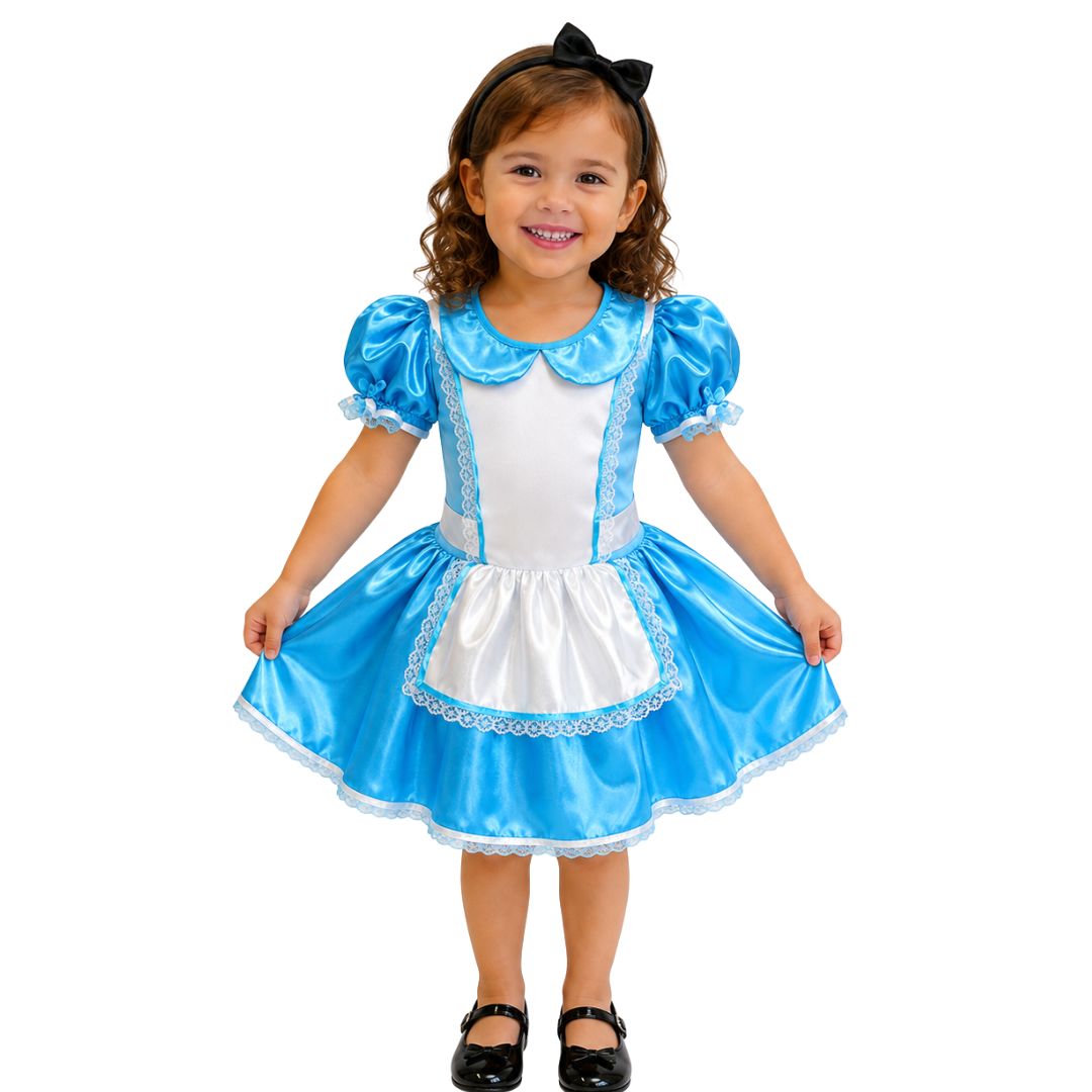 Fantasia Infantil Alice No País Das Maravilhas Clássica