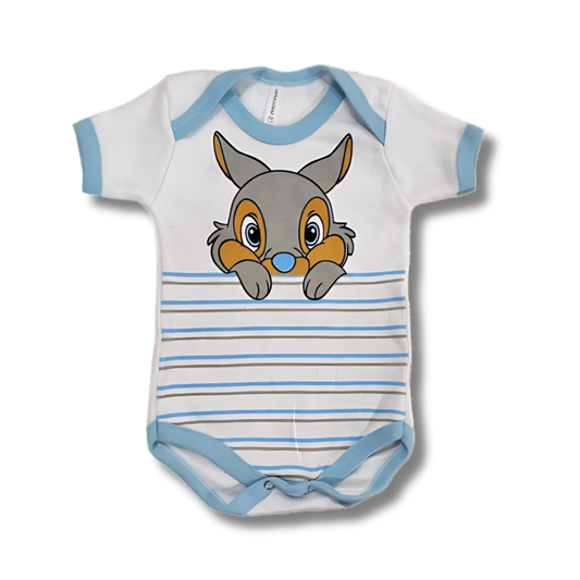Body Bebê Coelho Azul