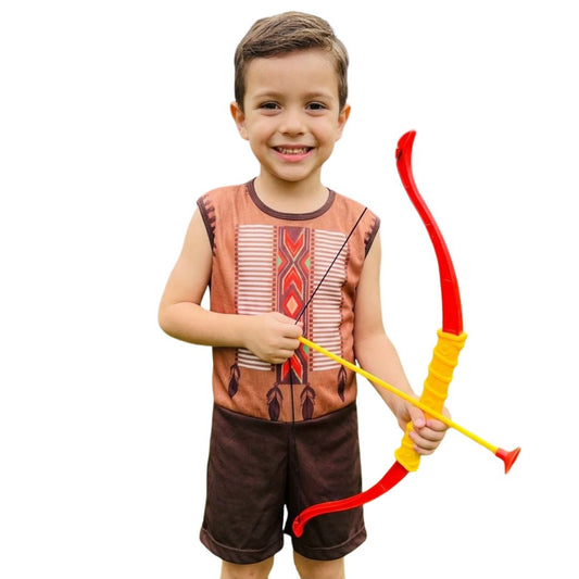 Fantasia Infantil Índio com Arco e Flecha