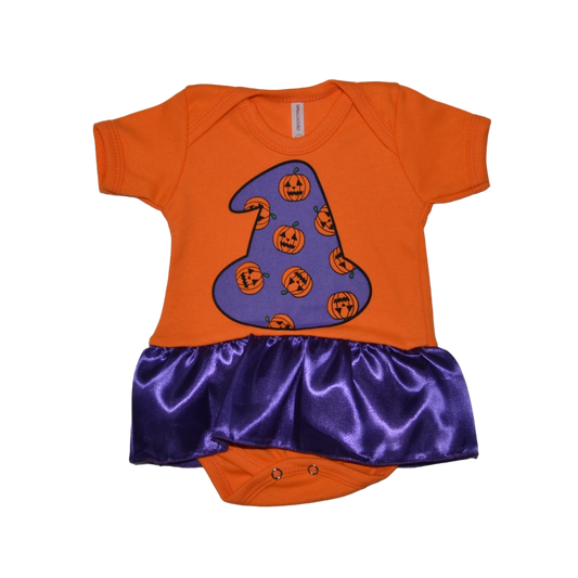 Body Bebê Bruxinha Laranja