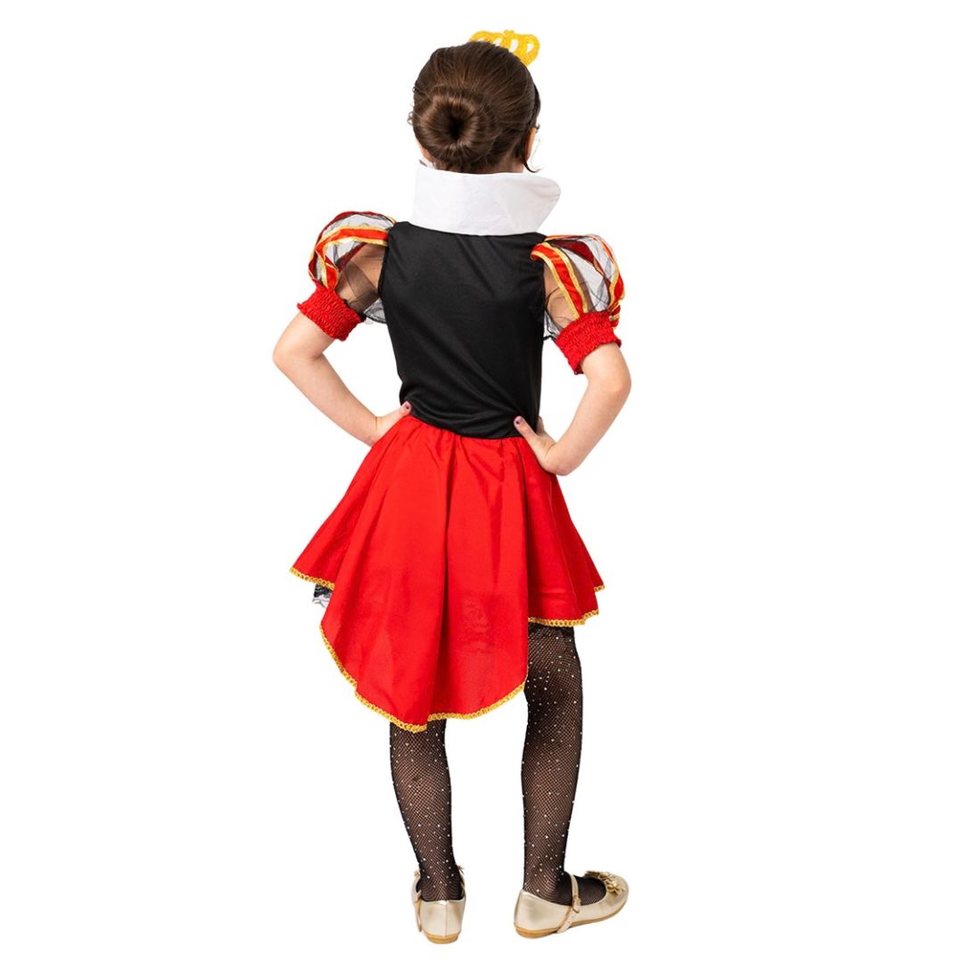 Fantasia Infantil Dama de Copa Luxo