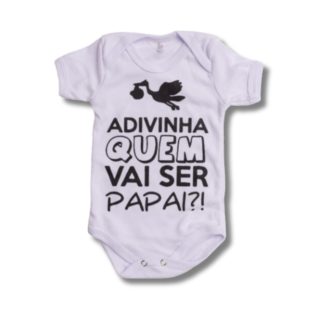 Body Bebê Adivinha Quem Vai Ser Papai