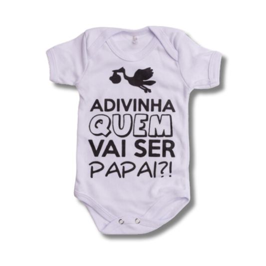 Body Bebê Adivinha Quem Vai Ser Papai