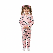 Pijama Infantil Manga Longa Pandinha
