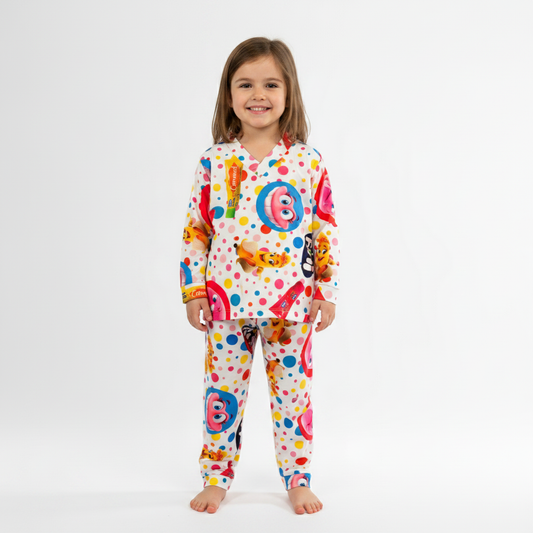Pijama Infantil Manga Longa Bala Fini