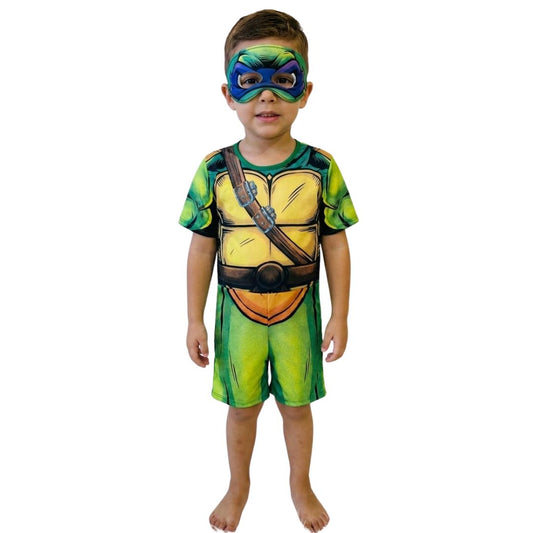 Fantasia Infantil Tartaruga Ninja Azul