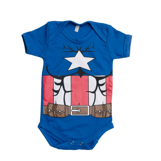 Body Bebê Capitao America Corpo