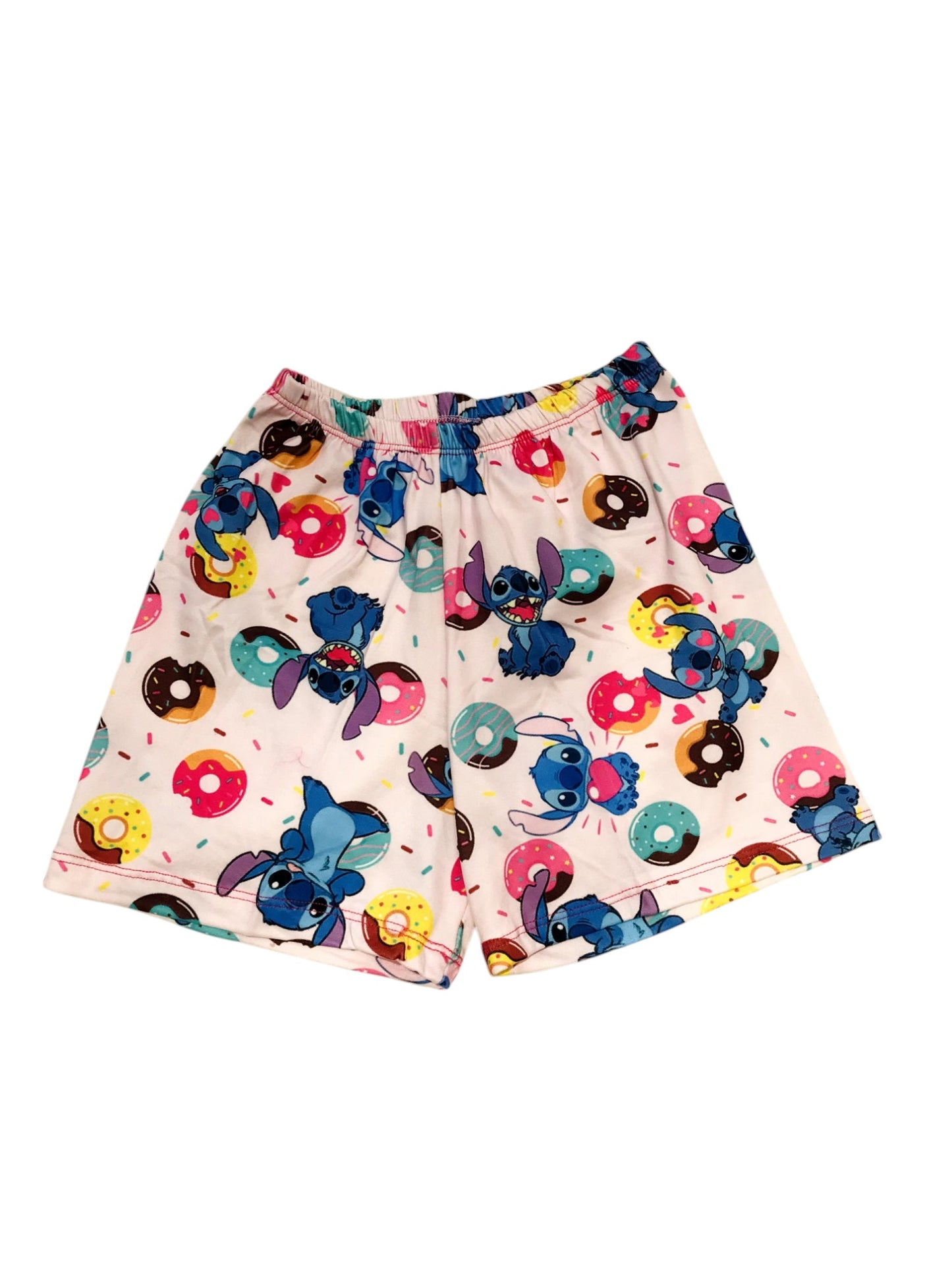Pijama Infantil Manga Curta Stitch Donuts