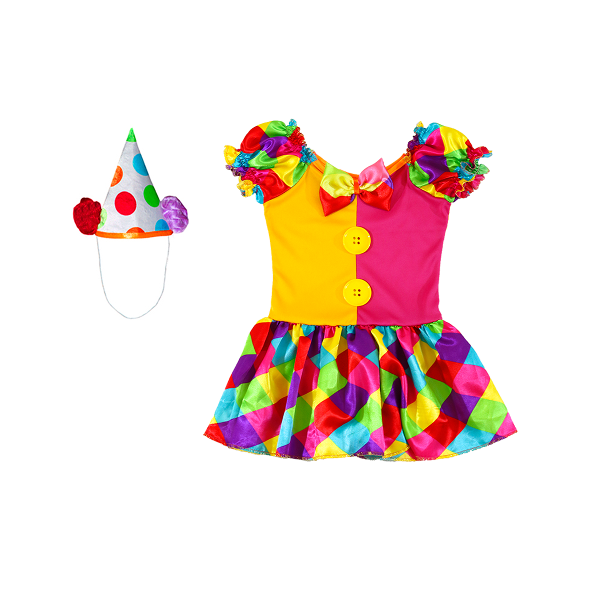 Fantasia Infantil da Palhacinha Clássica