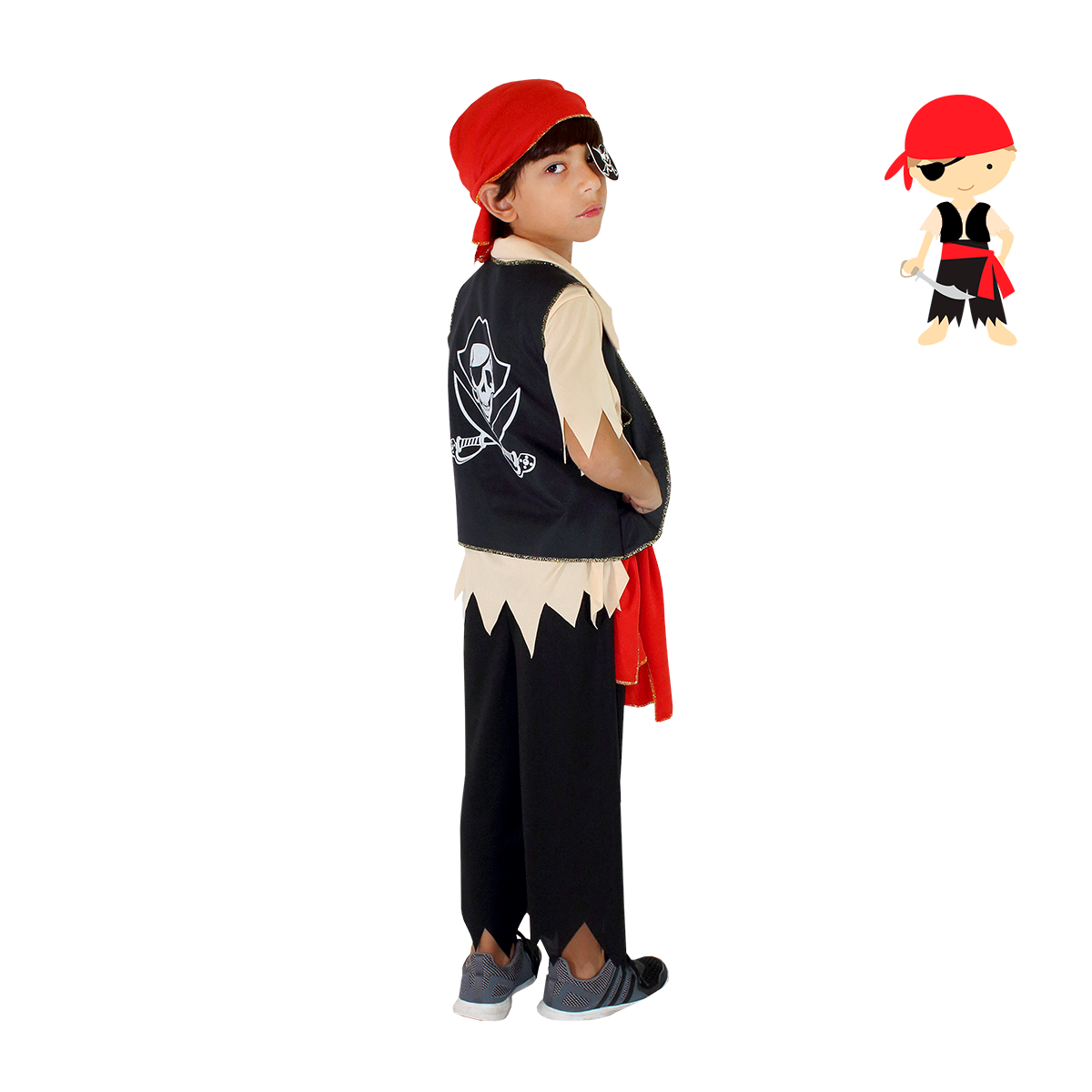 Fantasia Infantil do Pirata Clássica