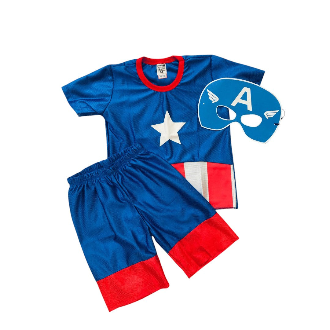Fantasia Infantil Capitão América Clássica