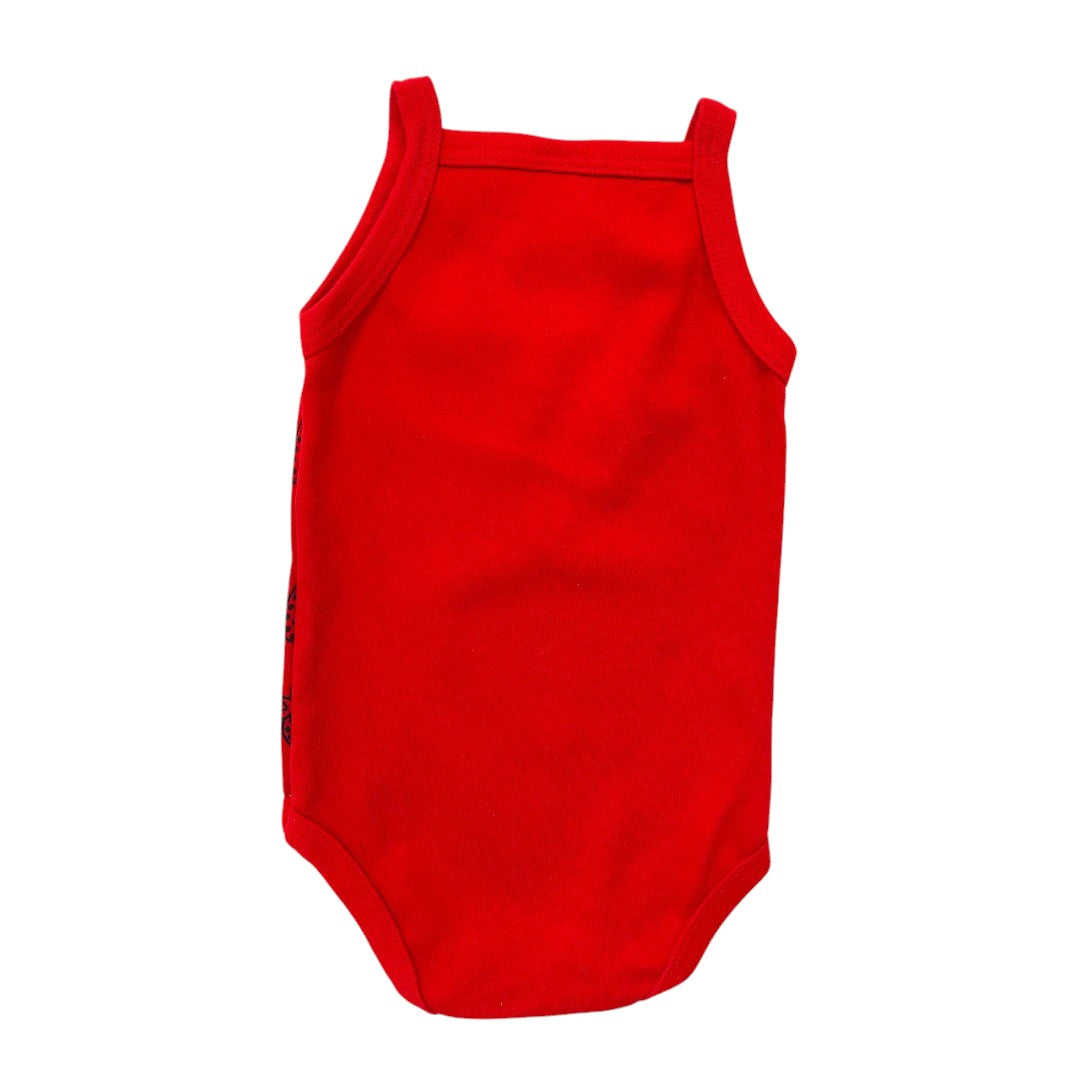 Body Bebê Morango Alça