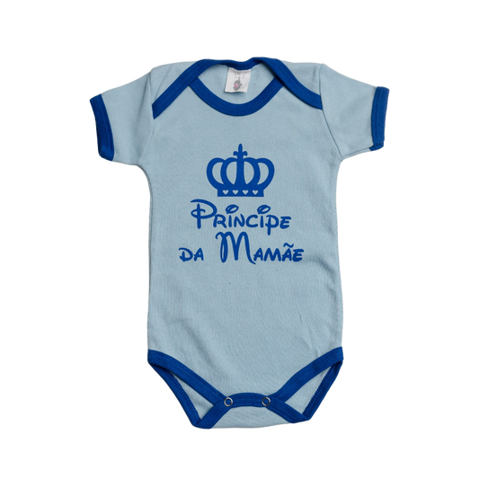 Body Bebê Príncipe da Mamãe
