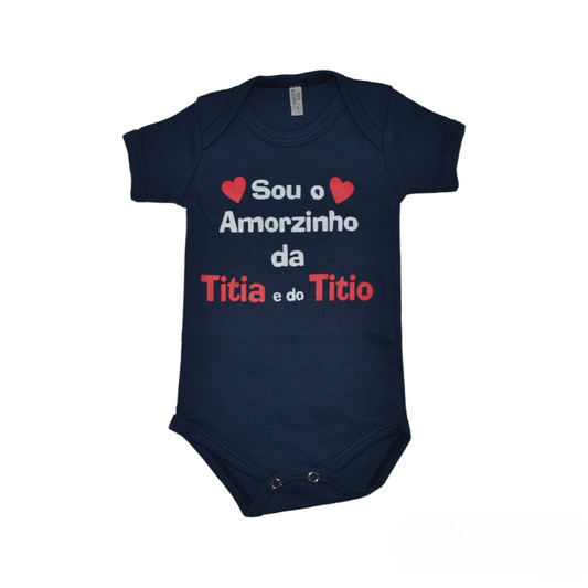 Body Bebê Amorzinho da Titia e do Titio