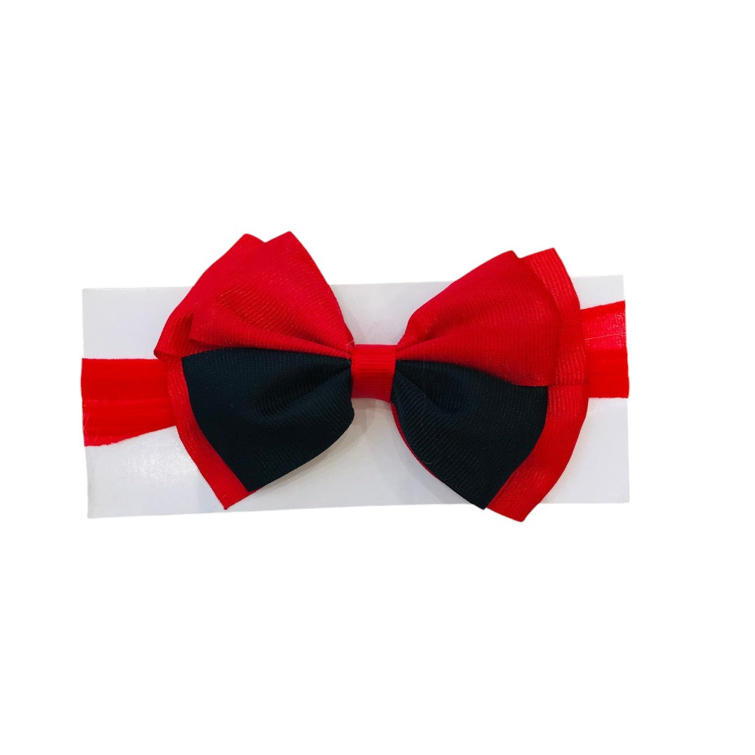 Laço Bebê Vermelho e Preto