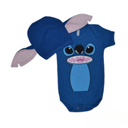 Touca Bebê Stitch Azul