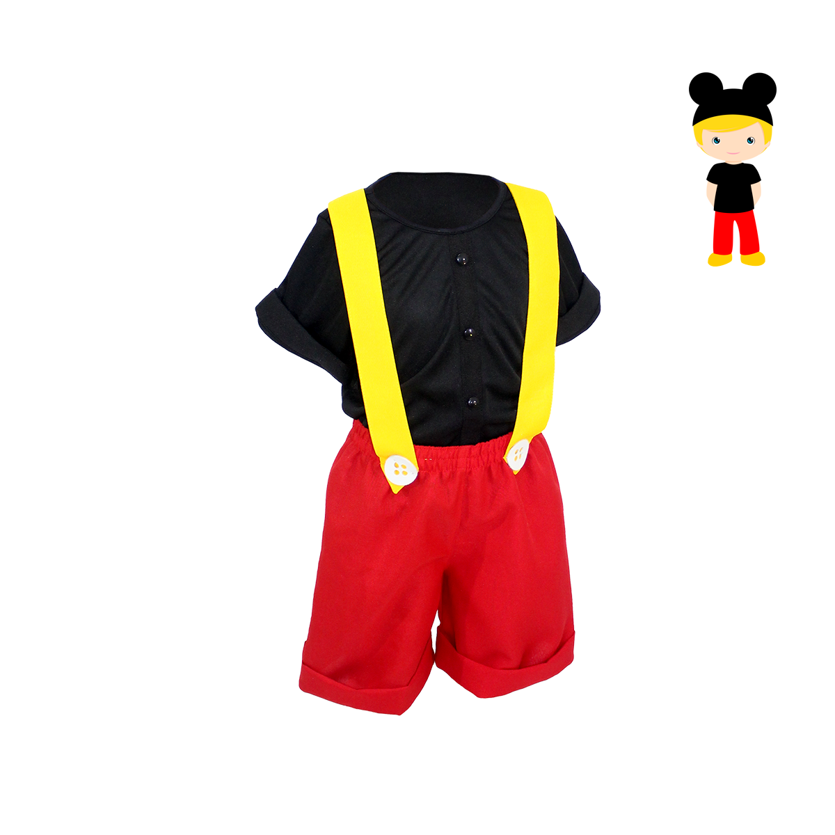Fantasia Infantil do Mickey Mouse