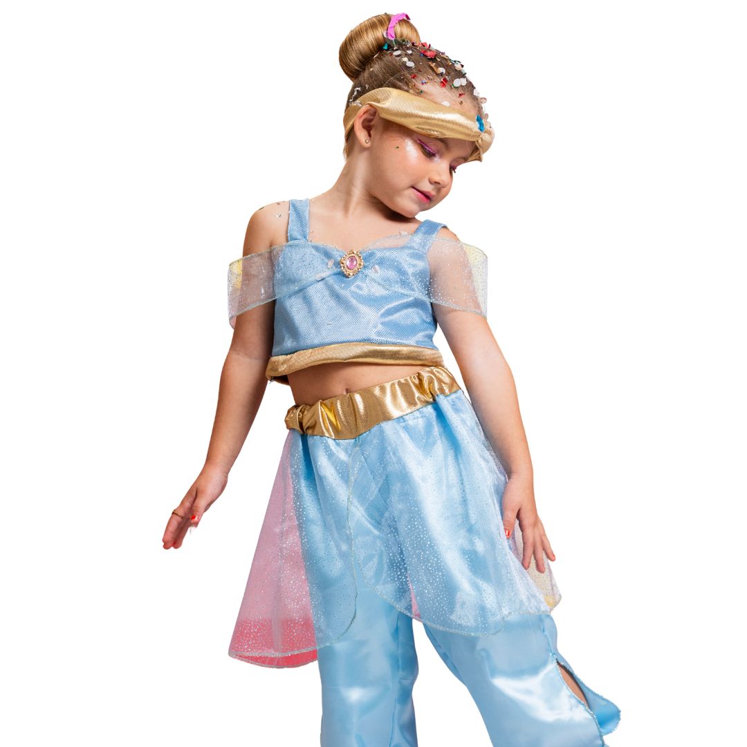 Fantasia Infantil Jasmine Azul