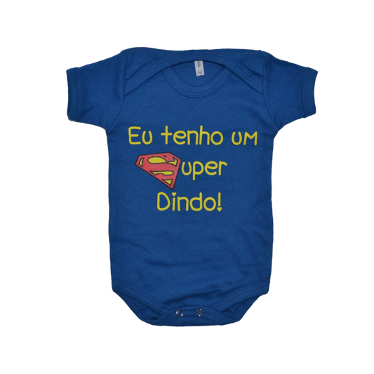 Body Bebê Super Dindo