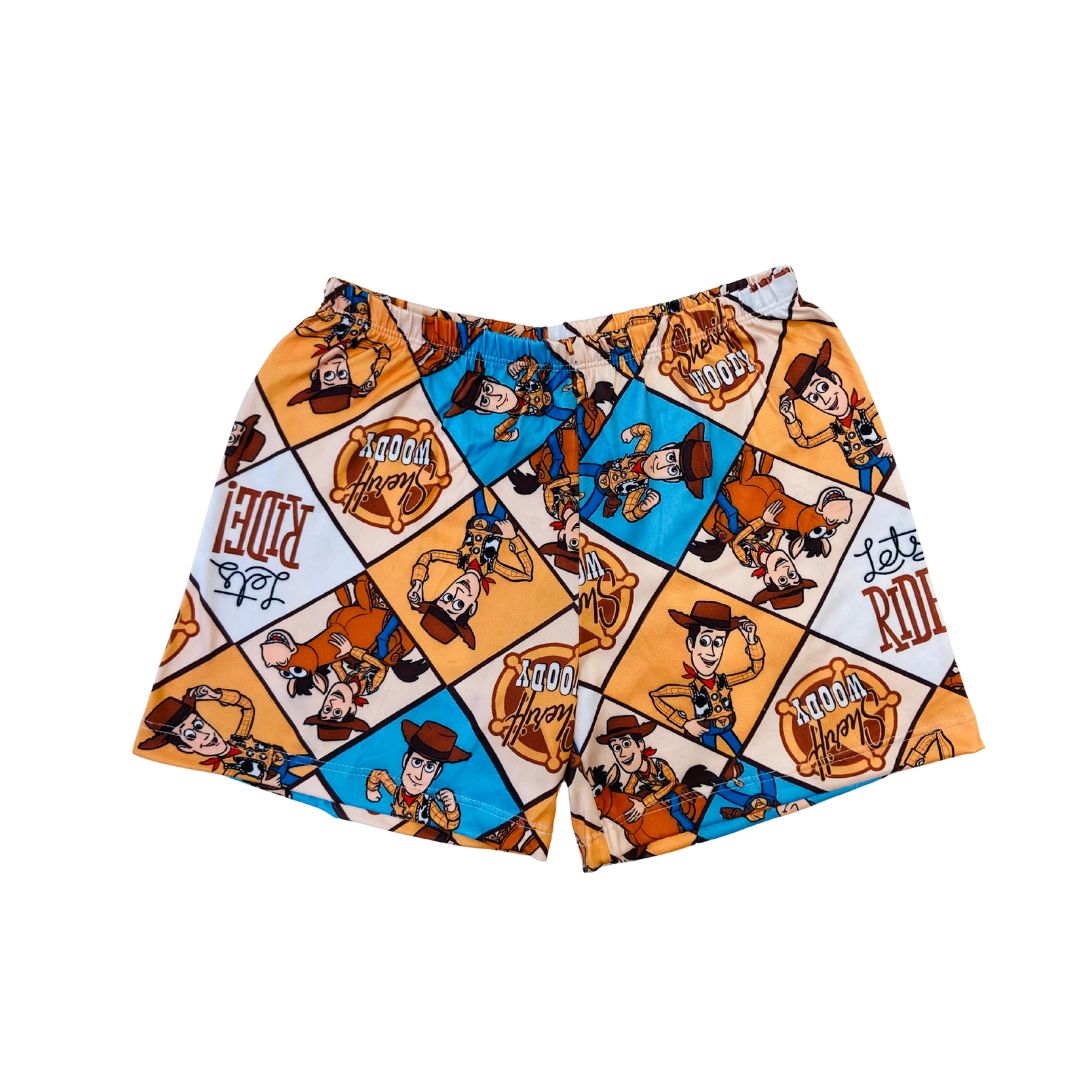 Pijama Infantil Manga Curta Xerife Woody
