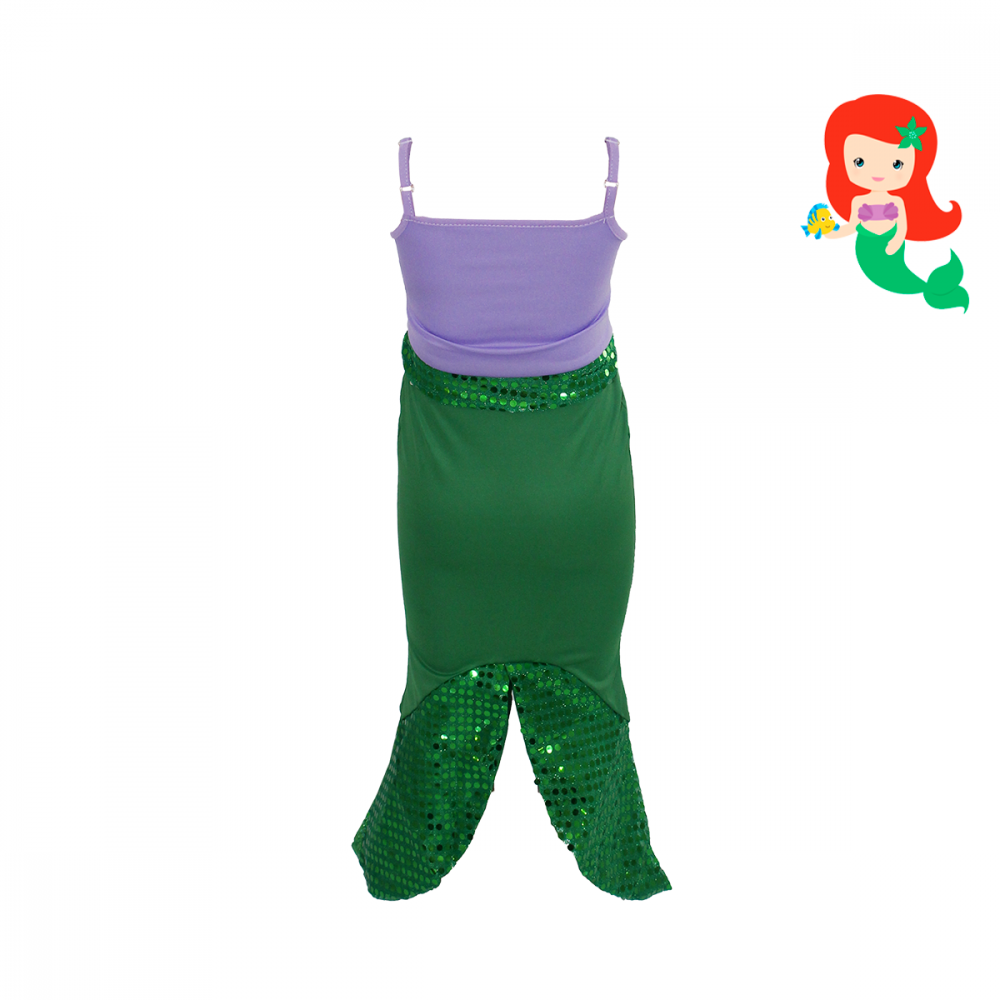 Fantasia Infantil da Sereia Ariel