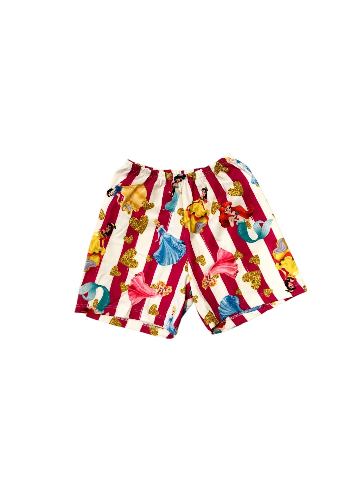 Pijama Infantil Manga Curta Princesas