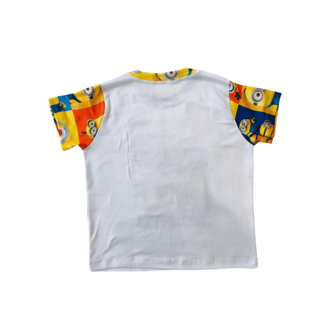Pijama Infantil Manga Curta Minions