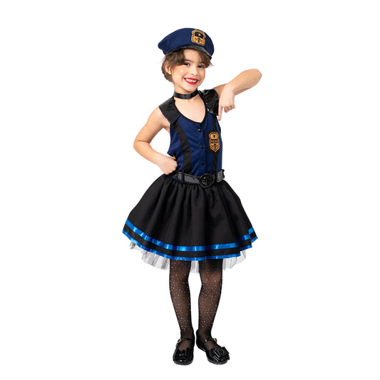 Fantasia Infantil Policial Luxo Feminina