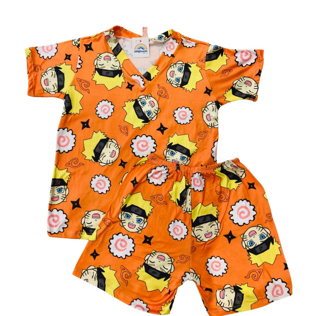 Pijama Infantil Manga Curta Naruto