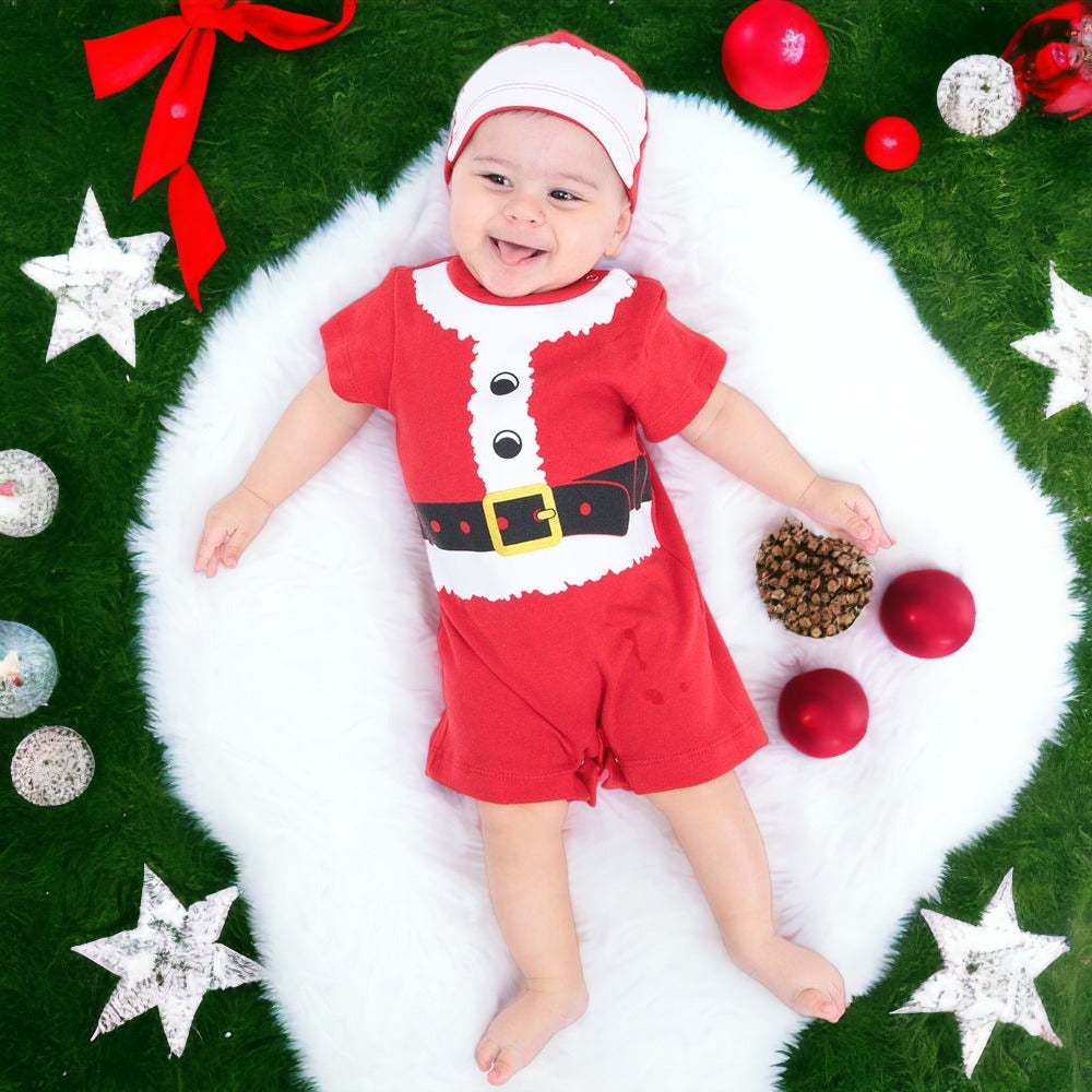 Fantasia Infantil do Papai Noel Bebê