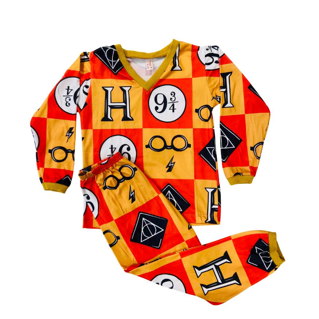 Pijama Infantil Manga Longa Harry Potter